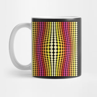 Dots color yellow, orange, red Mug